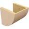 Ekena Millwork 8"W x 8"D x 8"H Wide Durham Rough Cedar Woodgrain TimberThane Corbel, Primed Tan CORUR08X08X08DURRCPR - alternate 3